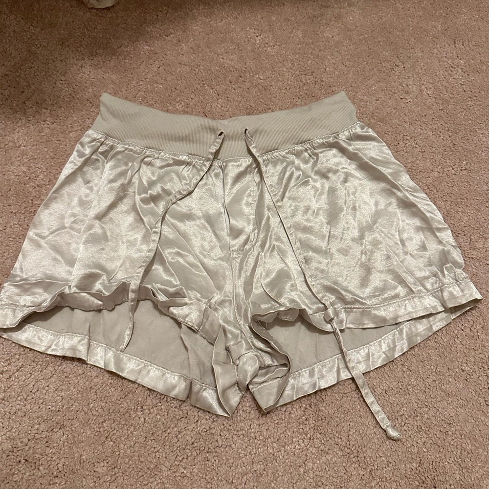 Pj Harlow silk pj shorts